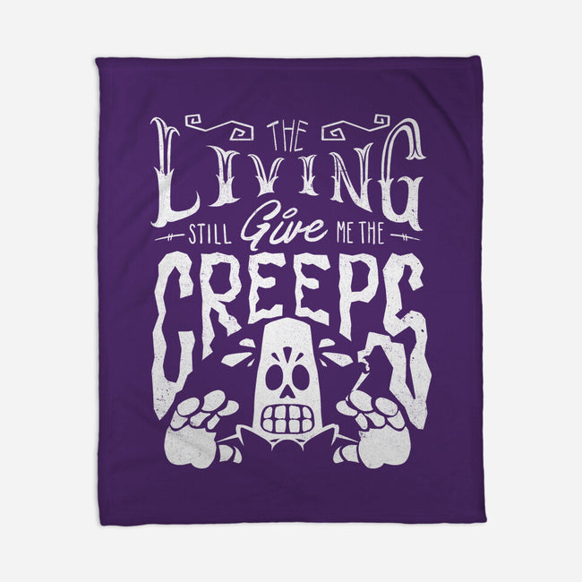 The Living Give Me The Creeps-None-Fleece-Blanket-estudiofitas