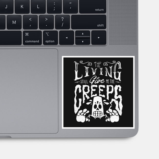 The Living Give Me The Creeps-None-Glossy-Sticker-estudiofitas