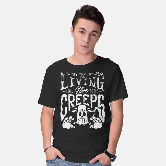 The Living Give Me The Creeps-Mens-Basic-Tee-estudiofitas