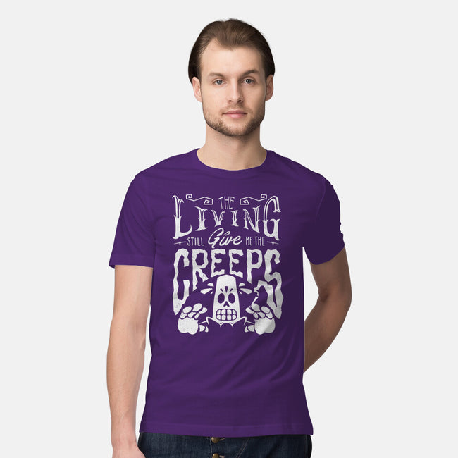 The Living Give Me The Creeps-Mens-Premium-Tee-estudiofitas