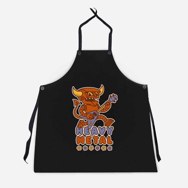 Heavy Metal-Unisex-Kitchen-Apron-Nemons