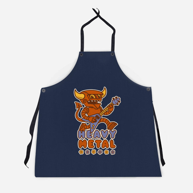 Heavy Metal-Unisex-Kitchen-Apron-Nemons
