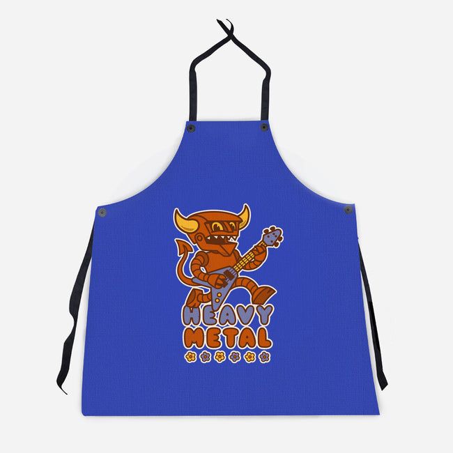 Heavy Metal-Unisex-Kitchen-Apron-Nemons