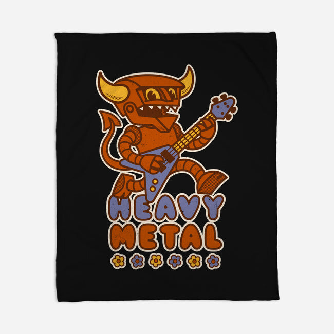 Heavy Metal-None-Fleece-Blanket-Nemons