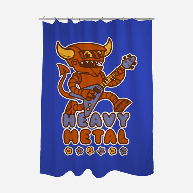 Heavy Metal-None-Polyester-Shower Curtain-Nemons