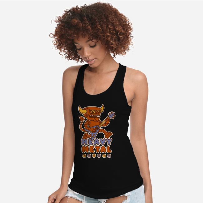 Heavy Metal-Womens-Racerback-Tank-Nemons