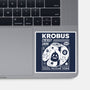 Krobus Energy Drink Grunge-None-Glossy-Sticker-LAGELANTEE