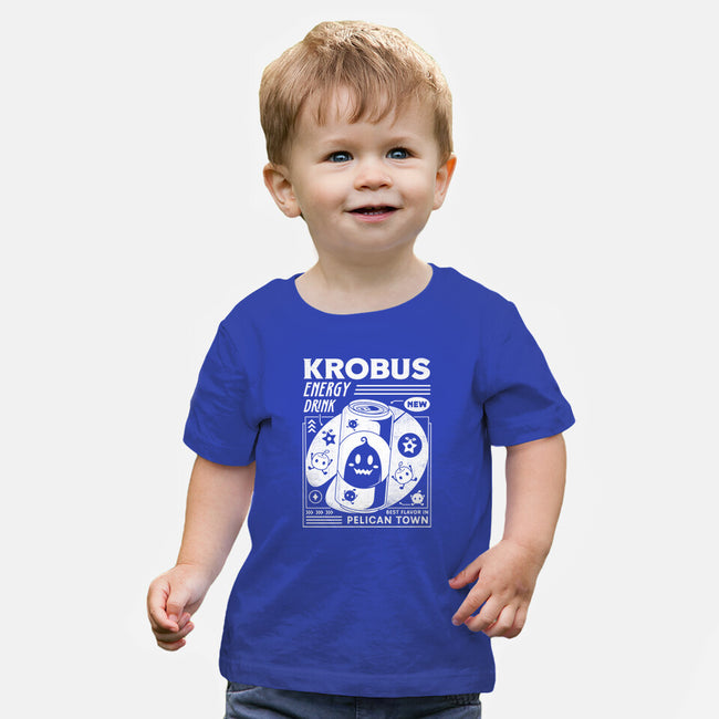 Krobus Energy Drink Grunge-Baby-Basic-Tee-LAGELANTEE