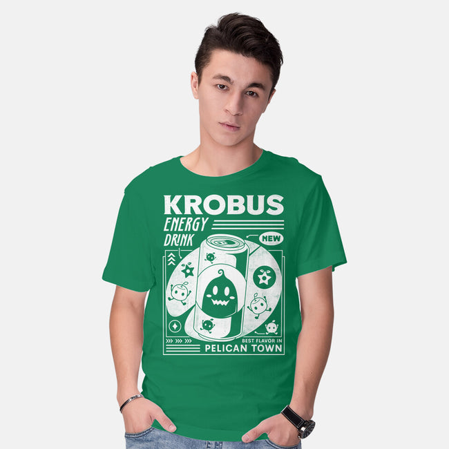 Krobus Energy Drink Grunge-Mens-Basic-Tee-LAGELANTEE