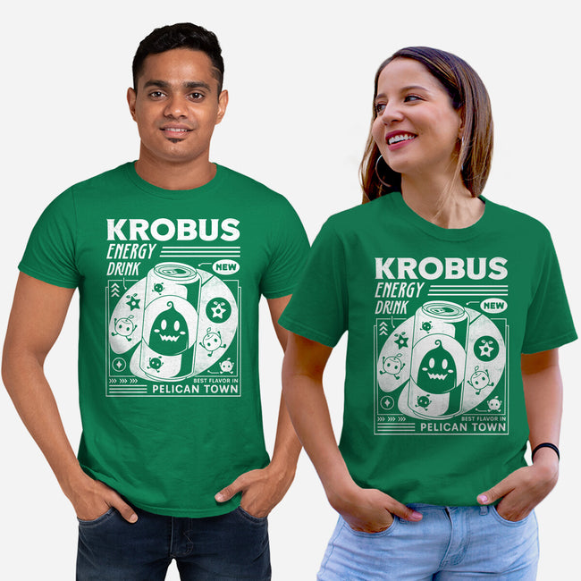 Krobus Energy Drink Grunge-Unisex-Basic-Tee-LAGELANTEE