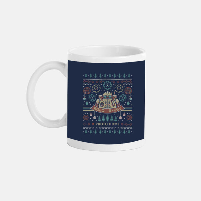 Proto Dome Robo Ugly Sweater-None-Mug-Drinkware-LAGELANTEE