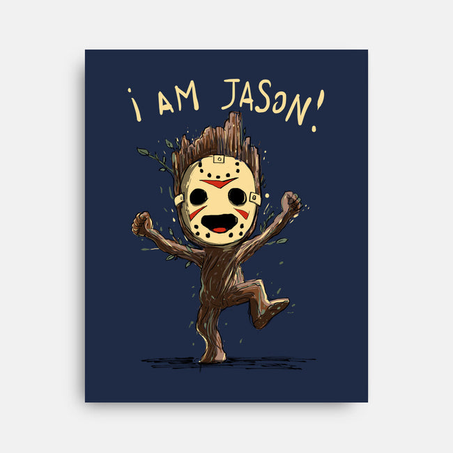 I Am Jason-None-Stretched-Canvas-kharmazero