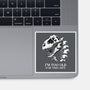 I'm Too Old For This-None-Glossy-Sticker-alfbocreative