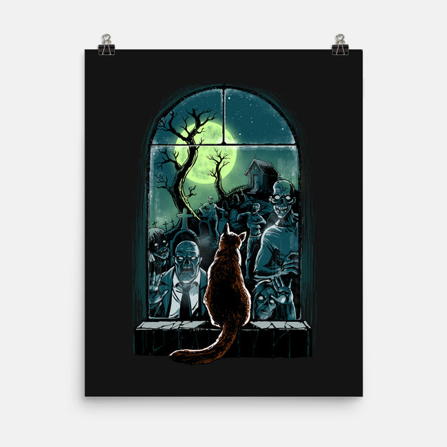 Watching The Zombies-None-Matte-Poster-zascanauta