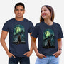 Watching The Zombies-Unisex-Basic-Tee-zascanauta