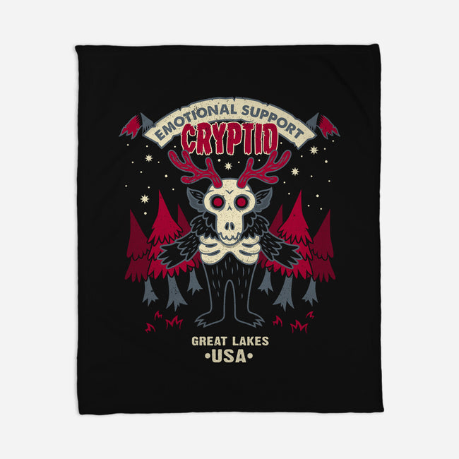 Support Cryptid-None-Fleece-Blanket-Nemons