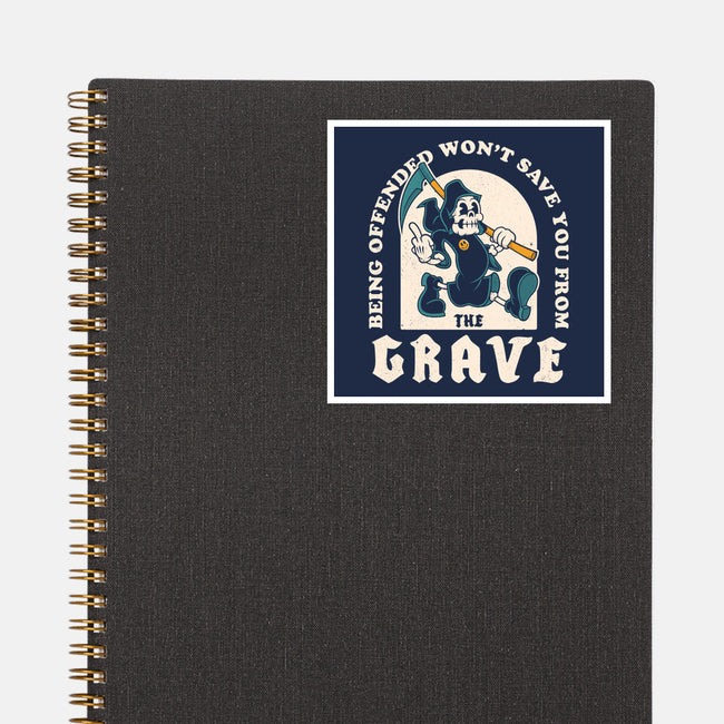 Saved From The Grave-None-Glossy-Sticker-Nemons