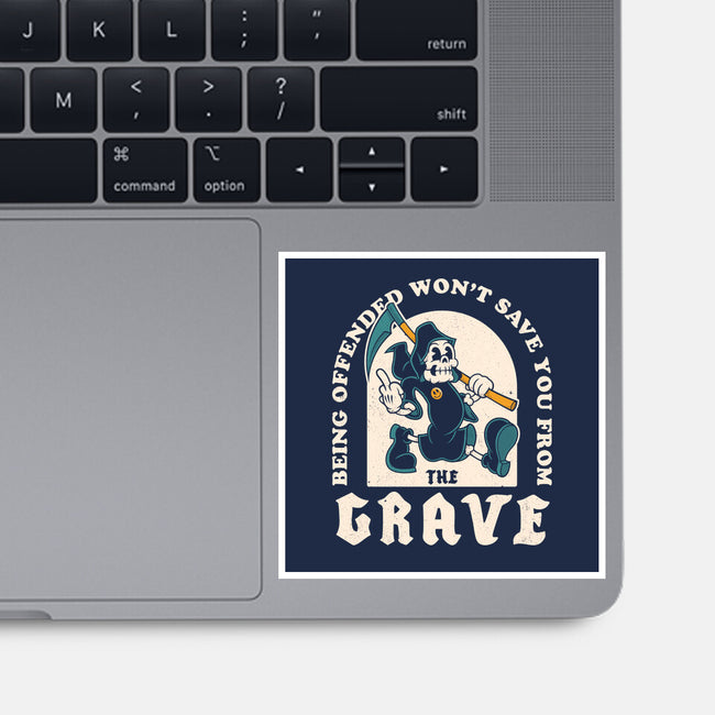 Saved From The Grave-None-Glossy-Sticker-Nemons