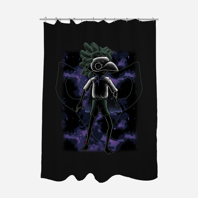 Low Shadow Nebula-None-Polyester-Shower Curtain-Astrobot Invention