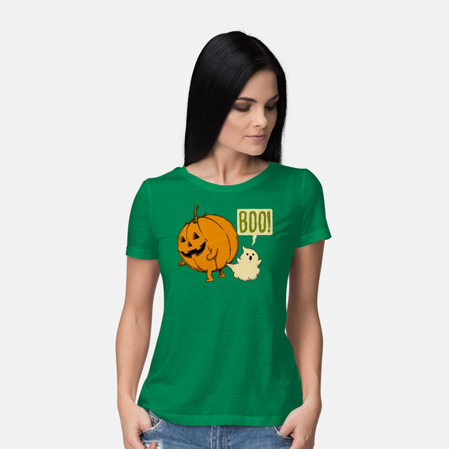 Spooky Fart-Womens-Basic-Tee-pigboom
