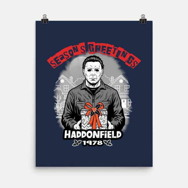 Season’s Greetings From Haddonville 1978-None-Matte-Poster-palmstreet