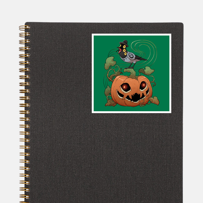 Pumpkin Tiger-None-Glossy-Sticker-DoOomcat