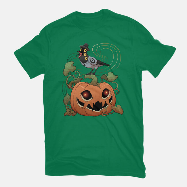 Pumpkin Tiger-Mens-Basic-Tee-DoOomcat