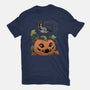 Pumpkin Tiger-Mens-Premium-Tee-DoOomcat