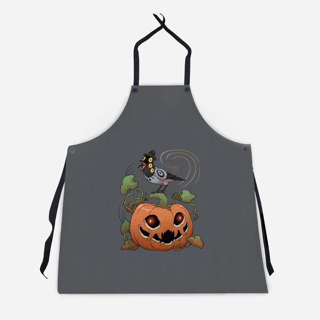 Pumpkin Tiger-Unisex-Kitchen-Apron-DoOomcat