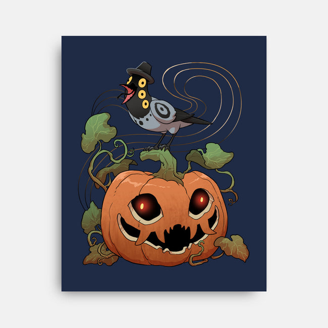 Pumpkin Tiger-None-Stretched-Canvas-DoOomcat