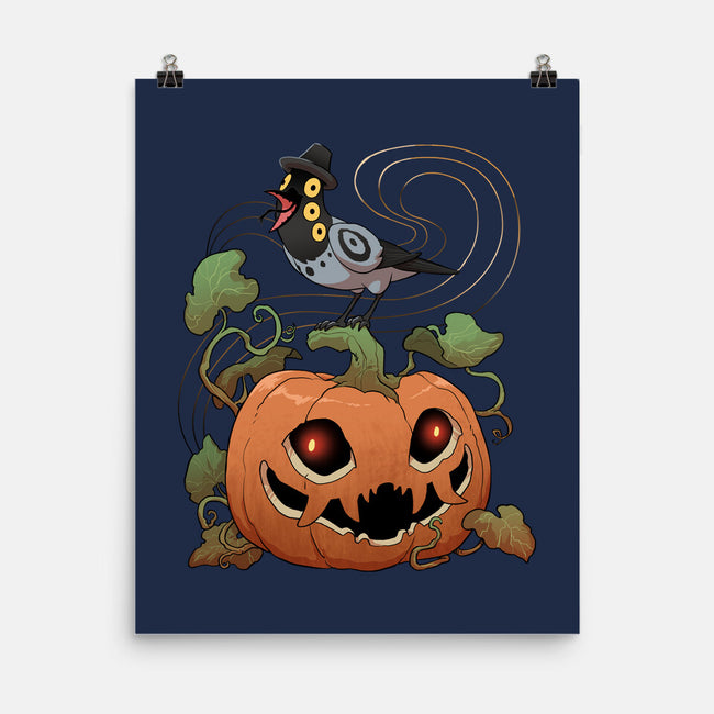 Pumpkin Tiger-None-Matte-Poster-DoOomcat