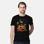 Pumpkin Tiger-Mens-Premium-Tee-DoOomcat
