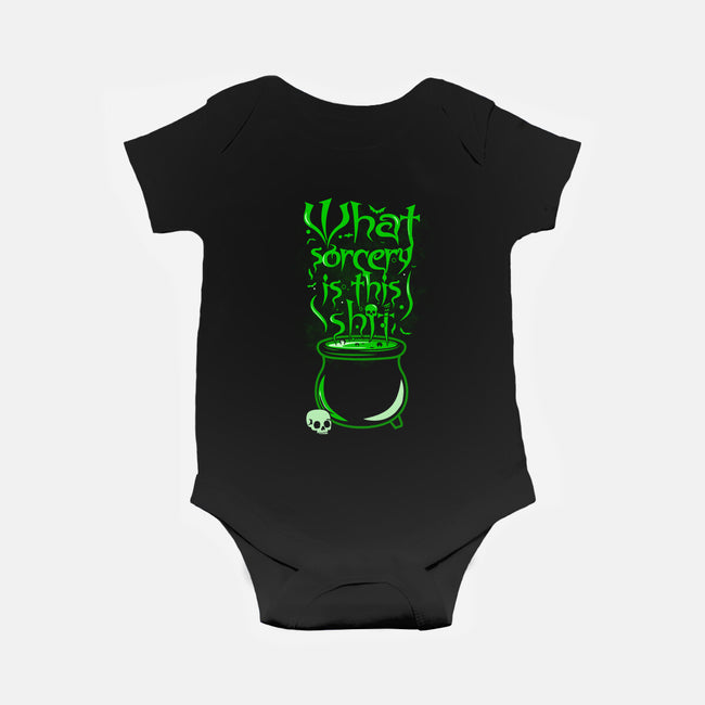 What Sorcery-Baby-Basic-Onesie-piercek26