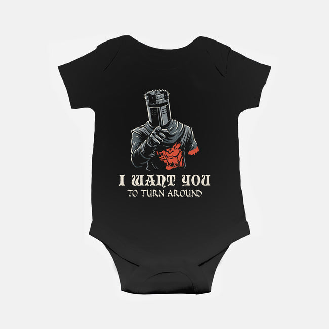 I Want You To Turn Around-Baby-Basic-Onesie-Marinho