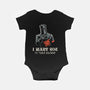 I Want You To Turn Around-Baby-Basic-Onesie-Marinho