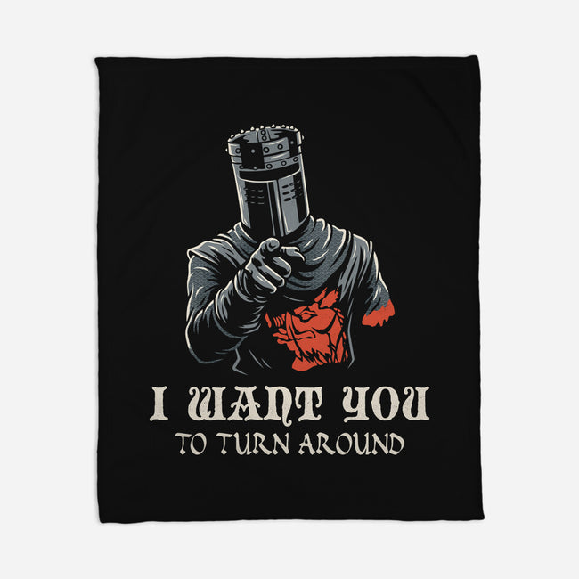 I Want You To Turn Around-None-Fleece-Blanket-Marinho