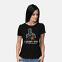 I Want You To Turn Around-Womens-Basic-Tee-Marinho