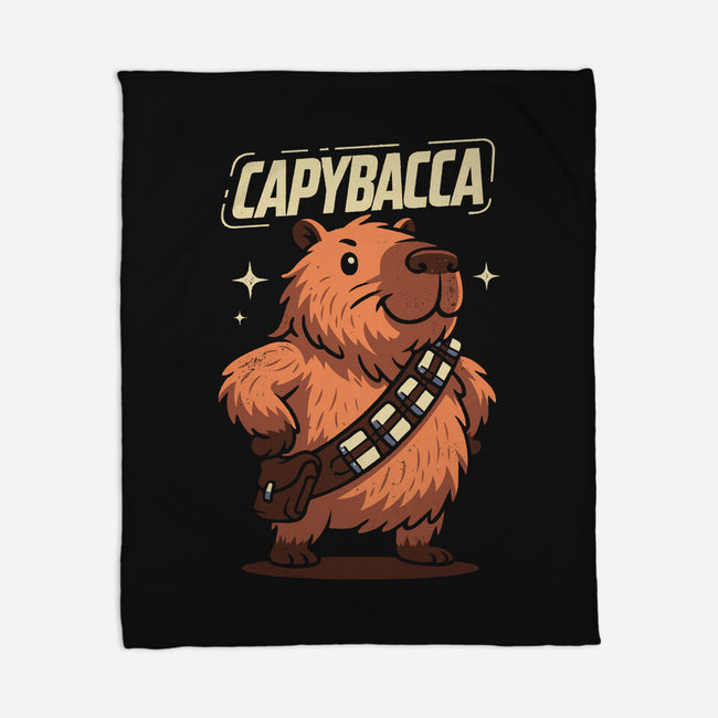 Capybacca-None-Fleece-Blanket-Marinho