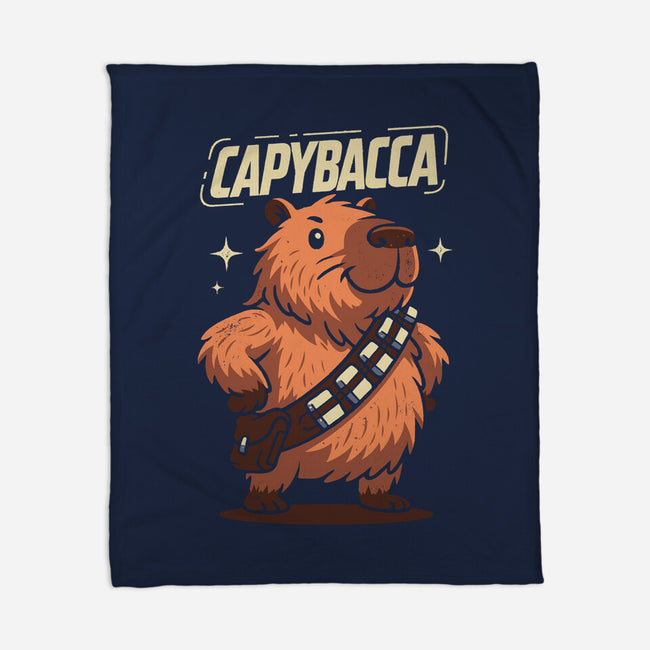 Capybacca-None-Fleece-Blanket-Marinho