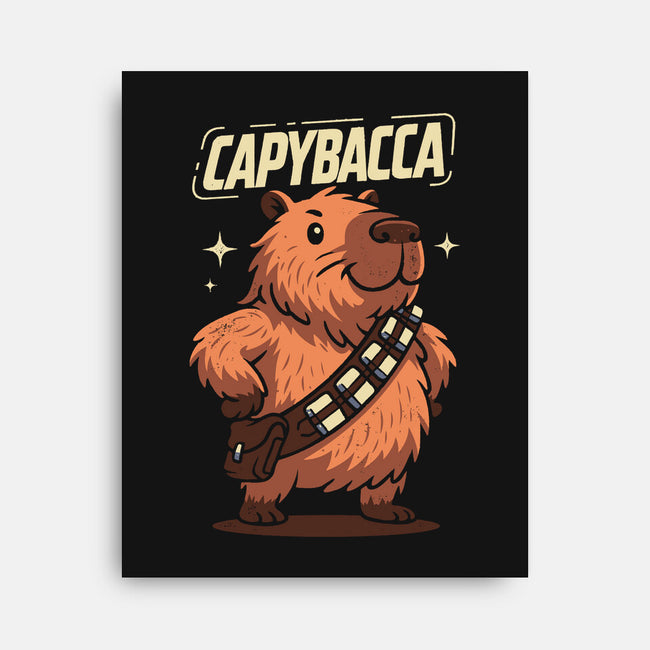 Capybacca-None-Stretched-Canvas-Marinho
