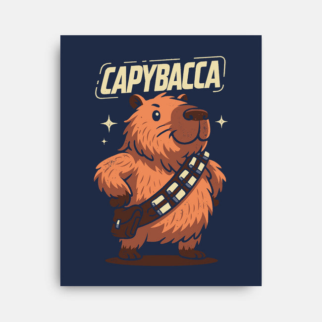 Capybacca-None-Stretched-Canvas-Marinho