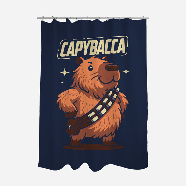 Capybacca-None-Polyester-Shower Curtain-Marinho