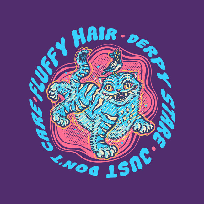 Fluffy Hair Derpy Stare-Mens-Basic-Tee-glitchygorilla