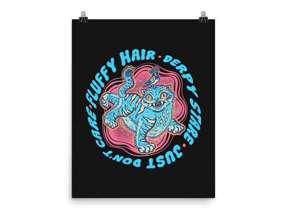 Fluffy Hair Derpy Stare