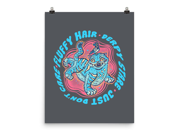 Fluffy Hair Derpy Stare