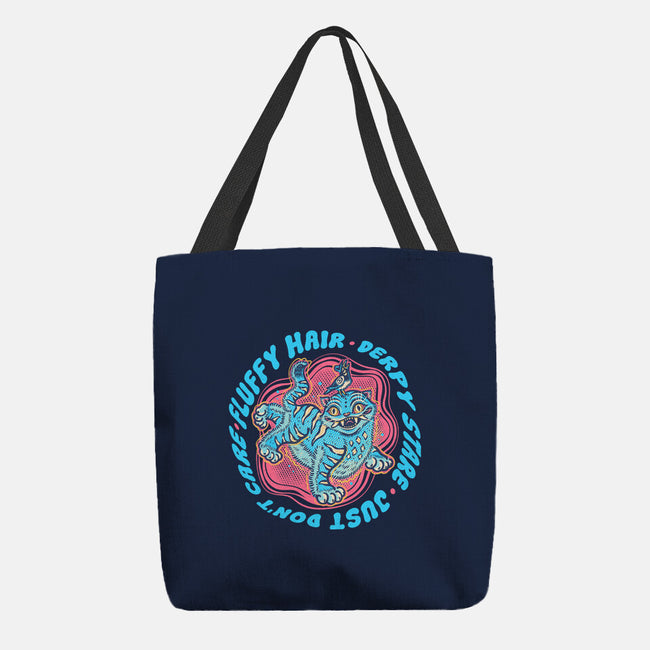 Fluffy Hair Derpy Stare-None-Basic Tote-Bag-glitchygorilla