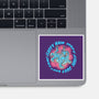 Fluffy Hair Derpy Stare-None-Glossy-Sticker-glitchygorilla