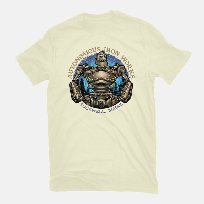 Autonomous Iron Works-Mens-Basic-Tee-glitchygorilla