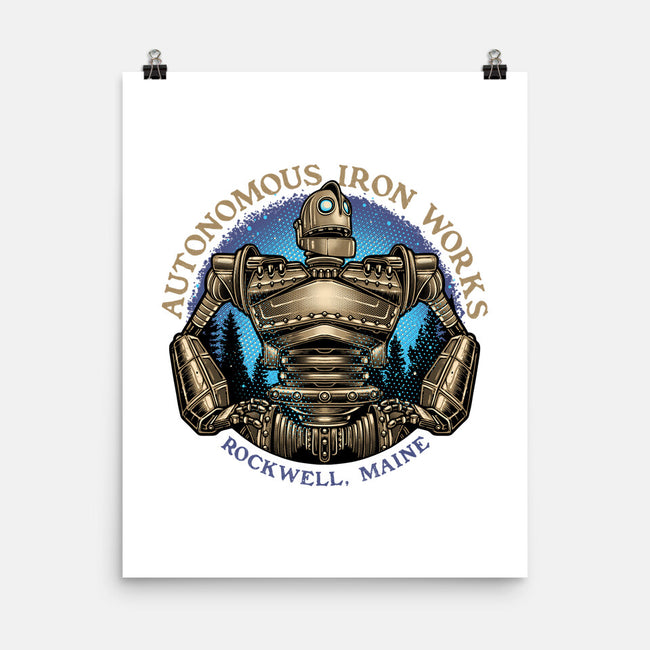 Autonomous Iron Works-None-Matte-Poster-glitchygorilla