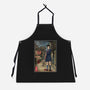 Hinako In Japan Woodblock-Unisex-Kitchen-Apron-DrMonekers